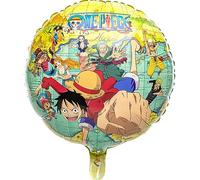 Ballon rond 43 cm One Piece - Jaune