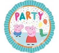 Ballon rond en plastique Peppa Wutz