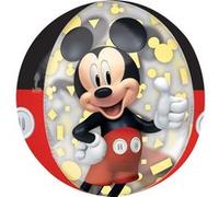 ballon sphère aluminium orbz mickey mouse 40cm - amscan 4070201 Rouge G