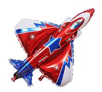 ballonfritz® Ballon jet - XXL - Ballon chasseur de buses - 95 x 90 x 20 cm - Pour cadeau d'anniversaire, décoration de fête ou surprise
