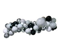 Ballons anniversaire - Kit Arc de Ballons couleur Gris 3m, 65 Pièces avec Accessoires DIY coloris Gris pour Décoration Anniversaire, Mariage, Baby Shower - ABC