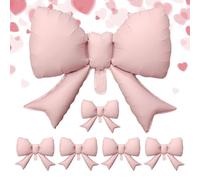 Ballons avec rose | Décoration de mariage de 6 pièces - Accessoires décoratifs de ballons, pour décorer un anniversaire, une fête, un mariage, une soirée, une remise de diplôme, une fête à la maison