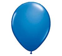 Ballons Bleus Foncés Métalliques 30cm - 50 pièces, Bleu