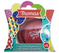 Ballons de baudruche prénom Thomas Multicolore G