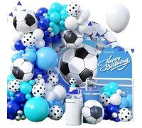 Ballons de fête - Maisoré - 120Pcs Thème de la Coupe du Monde de Football ballons Accessoires pour une fête sur le thème du football