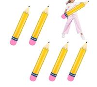 Ballons De Rentrée Scolaire | 6 Pièces Grands Accessoires Photo 68 cm | Ballons Crayon Scolaires Gonflables,Pour Garçons Et Filles Maternelle Préscolaire Graduation Fête Bienvenue