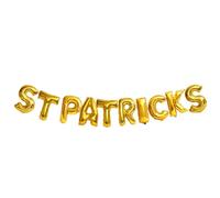 Ballons en Aluminium Trèfle à Quatre Feuilles Saint-patrick, 16 Pouces | Décoration Dorée pour Bar ou Bureau, Lot Fête, Motif Shamrock, Style Anniversaire