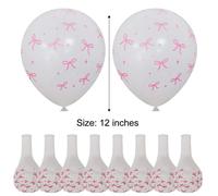 Ballons en latex - Ballons ronds - 30 cm - Paquet de 50 - Motifs de volutes - Blanc