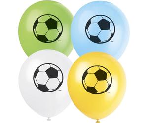Ballons en latex - football - 5 pièces - 30 cm