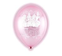 Ballons en latex LED Disney Princess - Disney - Lot de 5 - Rose - 28 cm