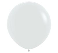 Ballons en latex Sempertex, blancs, 60 cm, lot de 3