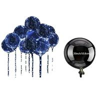 Ballons lumineux transparents, lot de 10, éclairage LED pour événements, BLANC, lot de 10 pièces