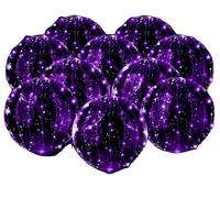 Ballons lumineux transparents, lot de 10, éclairage LED pour événements, VIOLET, lot de 10 pièces