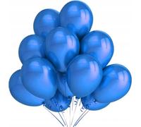 Ballons métalliques BLEU Mariage Anniversaire Nouvel An Communion 25pcs.