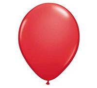 Ballons Rouge Métallique 30cm - 10 pièces