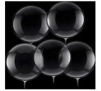 Ballons Transparents à Bulles - Bobo - 30 Pièces - 18 Pouces - Décoration de Fête - Hélium Inclus