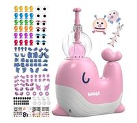 Balloon Launching Toy Set - Handheld Cartoon Interactive Sticky Balloon Launching Game Set | Whale Magic Ball Inflatable Craft Toy For Boys Girls Preschoolers Elementary School Students