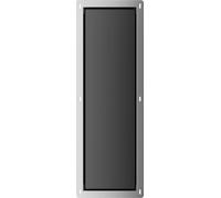 BALNEO niche murale pour brosse WC WALL-BOX BRUSH L gauche 68,2 × 23,2 × 15 cm noir