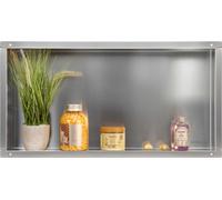 BALNEO niche murale WALL-BOX NO RIM 60 × 30 × 7 cm inox