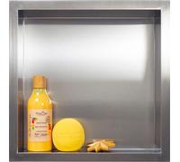 BALNEO niche murale WALL-BOX ONE 30 × 30 × 10 cm inox OB-IN2