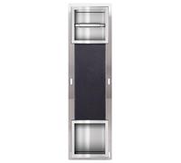 WALL-BOX PAPER 2 Inox - Magasin avec alimentation papier