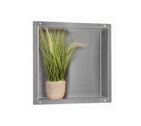 Balneo Wall-Box No Rim Inox étagère encastrée 30 cm acier OB-IN2-NR