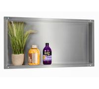 Balneo Wall-Box No Rim Inox étagère encastrée 60 cm acier OB-IN3-NR