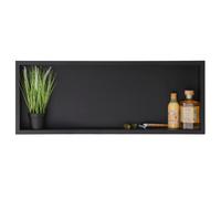 Balneo Wall-Box One Black étagère encastrée 90 cm noir OB-BL5