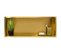 Balneo Wall-Box One Gold étagère encastrée 90 cm doré OB-BR6
