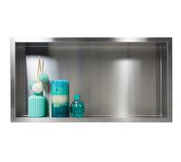 BALNEO niche murale WALL-BOX ONE 60 × 30 × 7 cm inox