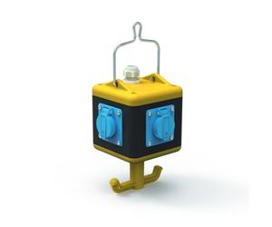 BALS Distributeur suspendu entièrement en caoutchouc 57092 4x Schuko 230V 16A