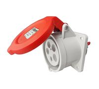 Bals Prise encastrable CEE droite 32 A 5 broches 400 V 6 h 1320021, prise avec technologie de raccordement QUICK-CONNECT IP54 pour commerce, chantier