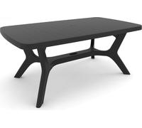 Baltimore Table de jardin gris graphite