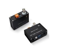 Balun Vidéo Actif 1 Canal pour Caméra de Vidéosurveillance Transmetteur à Paire Torsadée BNCLongue Portée pour AHD TVI CVI 5/10MP