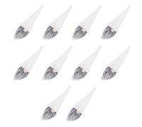 Baluue 10 Pièces Housse de Bouteille Accessoire de Table de Noël Créative en Tissu Non Tissé Blanc Poupée sans Visage, Décoration Chic Original et Bien Conçu pour Scène de Fête