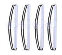 Baluue 1ensemble Bannières Suspendues Rétractables Réutilisables Bannière Blanche Effaçable pour Décoration de Fêtes Événements Sportifs et Rassemblements Facile à Utiliser Personnaliser