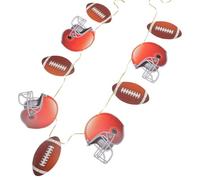 Baluue Bannière Suspendue Casque de Rugby en Papier, Décoration de Fête | Structure Ferme, Légère et Facile à Suspendre, Style Créatif pour Événements à Thème Sportif