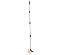 Baluue Brosse Manuelle Multifonction en Acier Inoxydable avec Manche Long Ergonomique pour Désherbage et Nettoyage Extérieur de Jardin et Fissures