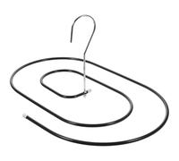 Baluue Cintre en Spirale Acier Noir pour Séchage de Housses de Couette et Draps, Adapté au Balcon ou Intérieur, Design Lourde et Rotation Facile