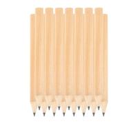 Baluue Crayons de poche en bois graphite, 100 demi-crayons courts pré-taillés, pour marquage exact et usage en fêtes, adaptés aux enfants