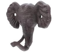 Baluue Crochet Unique Mural Vintage D'éléphant, Croch et Fer Décoratif en Robuste pour Décoration Murale Chambre Présent