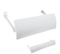Baluue Déflecteur D'air de Climatisation Pliable en Pp Blanc, Pare-brise Anti-condensation Améliore L'efficacité Fête Estivale pour Maison