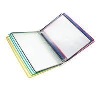 Baluue Dossier Mural en PVC et Métal, Porte-dossiers Scolaires Suspendu Simple Structure, Rangement Mural pour Documents et Magazines, pour Bureaux et Maison