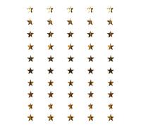 Baluue Guirlande Décoration Festive Légère et Facile à Utiliser de 5 Étoiles Dorées en Papier Tridimensionnel pour Anniversaire ou Décor de Chambre