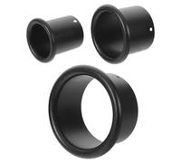 Baluue Organisateur pour Sèche-cheveux 3 Pièces en Acier Inoxydable Noir, Support Compact et Facile D'accès pour Appareils de Coiffure, pour Salon ou Coiffeuse