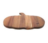 Baluue Planche à Découper Bois Forme Citrouille Planche Automne Solide et Lisse Découpée Cuisine Polyvalente pour Fruits Légumes et Fromages pour Maison Restaurant et Buffet
