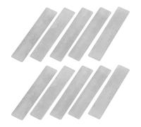 Baluue Plaques de Soupape pour Compresseur d'air 10pcs en Acier Allié Argenté avec Adaptateur de Vanne Kit d'accessoires pour Compresseur d'air