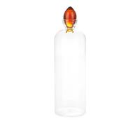 Balvi Bouteille Gourami Couleur Ambre Bouteille d´Eau en Verre avec Bouchon en Forme de Poisson de 1,