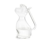 Balvi Carafe d'eau Meow Couleur Transparent Carafe en Verre en Forme de Chat 1L Borosilicate