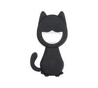 Balvi décapsuleur Katy Couleur Gris foncé en Forme de Chat Magnétique Plastique PVC/métal